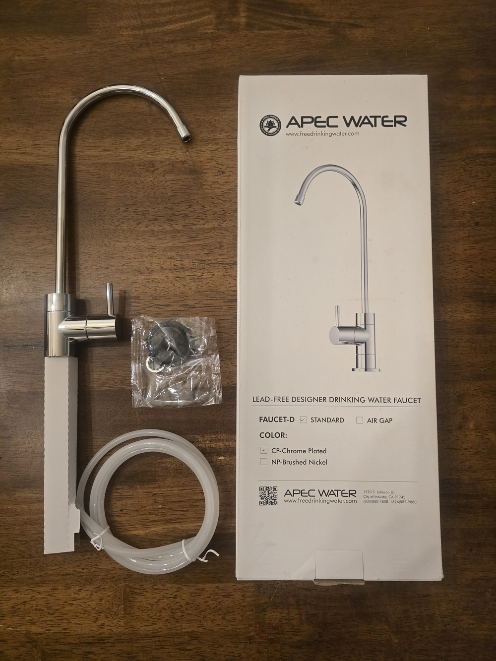 Lead-Free Designer Drinking Water Faucet - Chrome